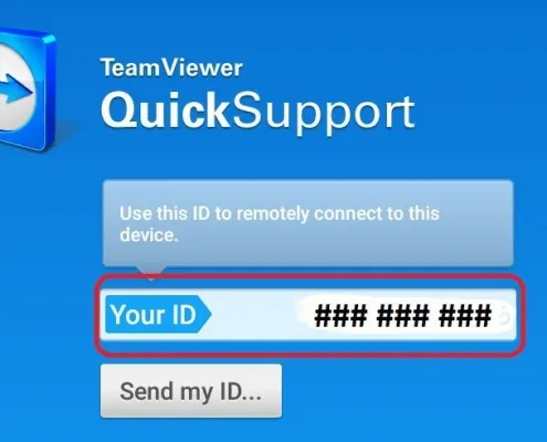 teamviewer quicksupport id 495x4 2