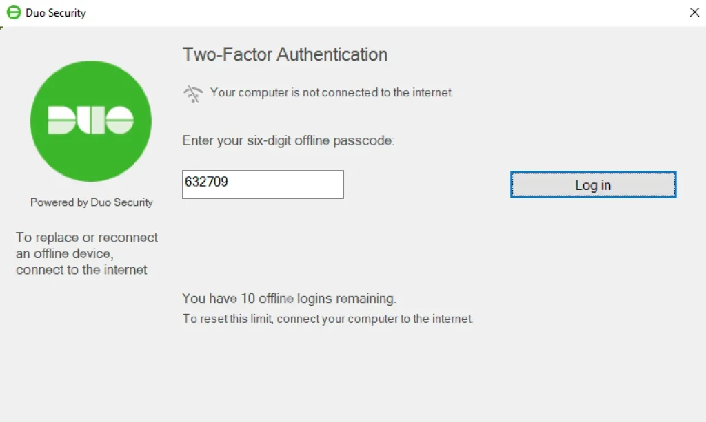rdp offline auth duo mobile 2x