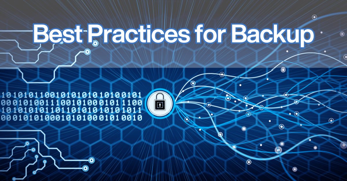 best practices for backup