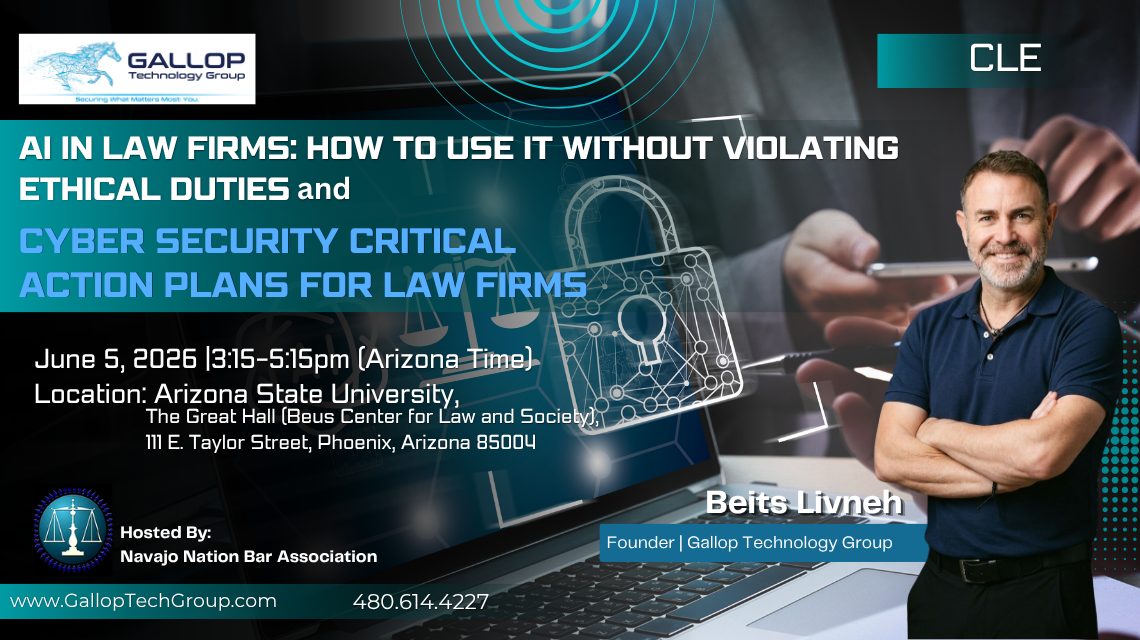 CLE Credit: AI in Law Firms: Ethics & Cybersecurity Action Plans